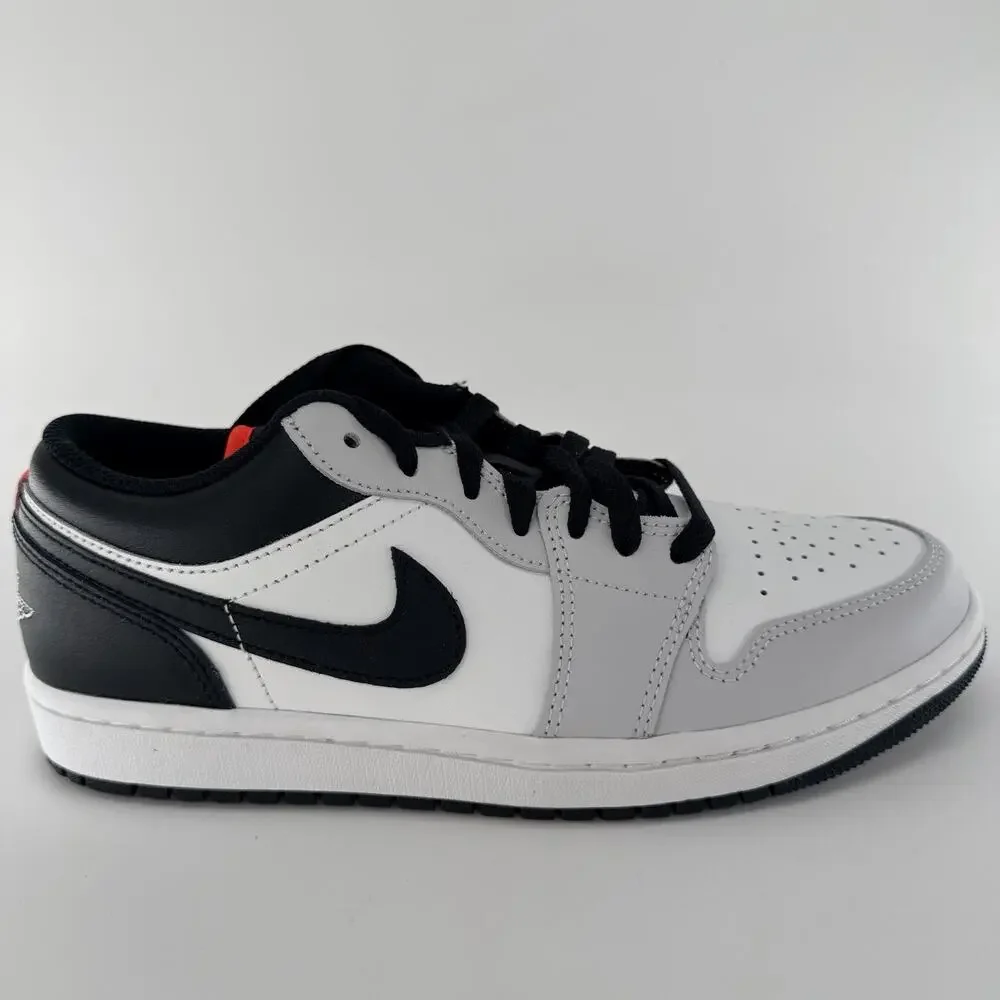 Nike Air Jordan 1 Low Neutral Grey Black 553558 045 Mens Size 8 Sneakers NEW